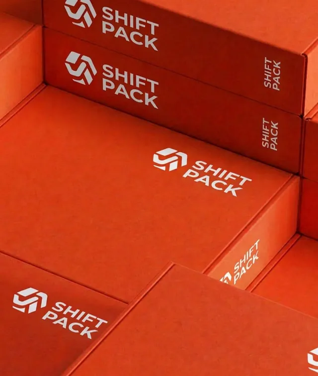 Cartons orange sur-mesure